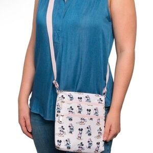 Disney Minnie Mouse Crossbody Bag - Pink & cream